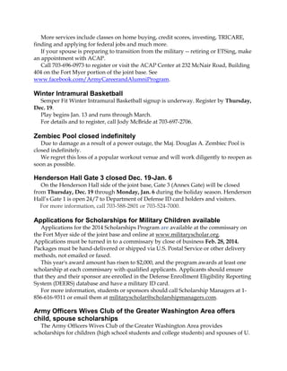 Fort Myer Id Card Office Appointment